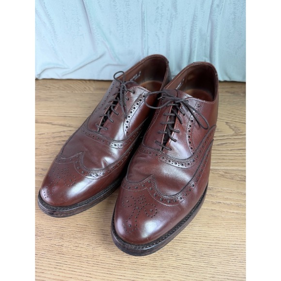 Allen Edmonds Other - Allen Edmonds Chester Wingtip Oxford Dress Shoe Men 10.5 Burgundy Leather Brogue